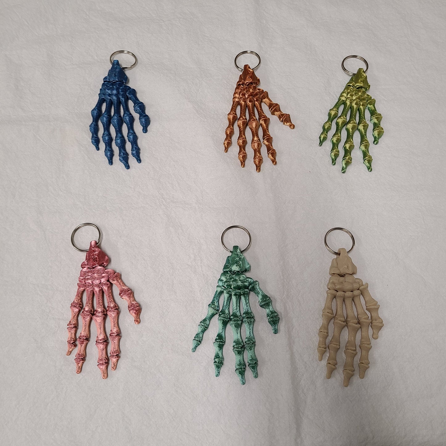 Skeleton keychains