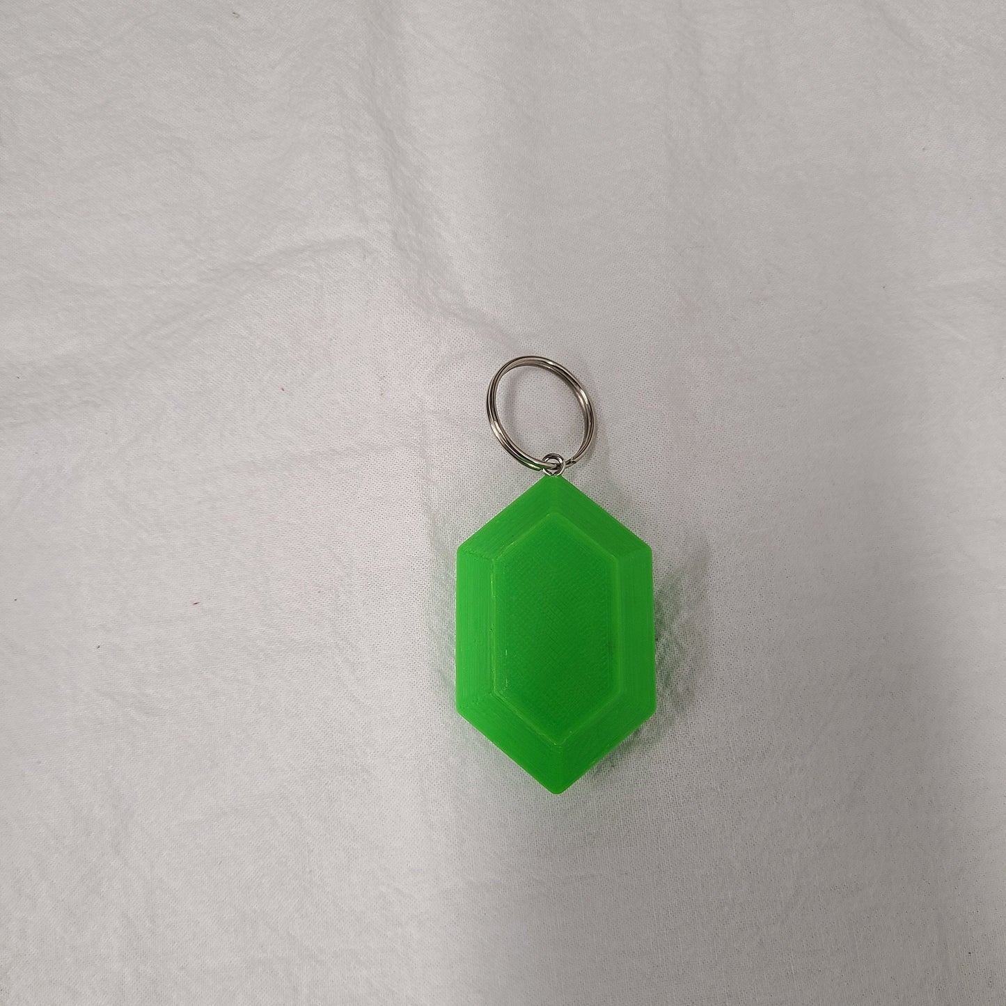 Legend of zelda Rupee keychain