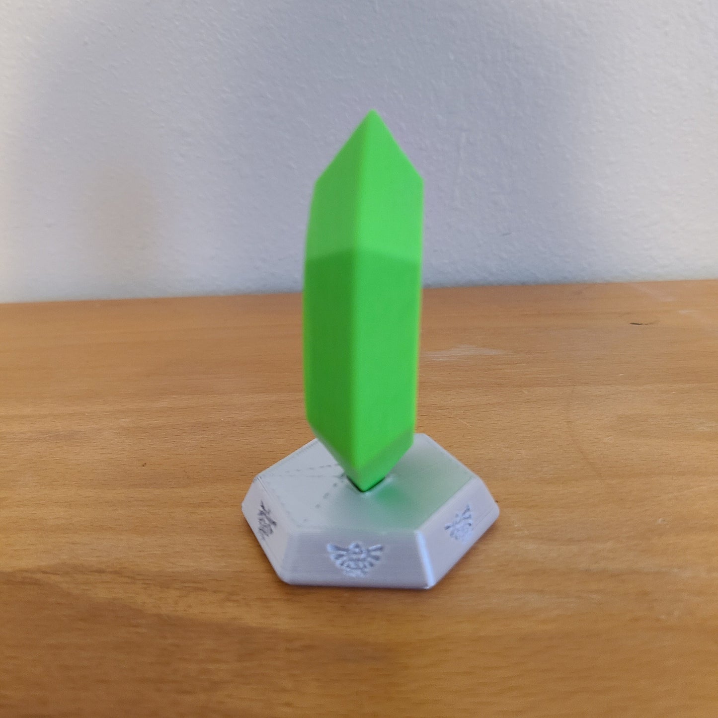 Zelda Rupee with stand