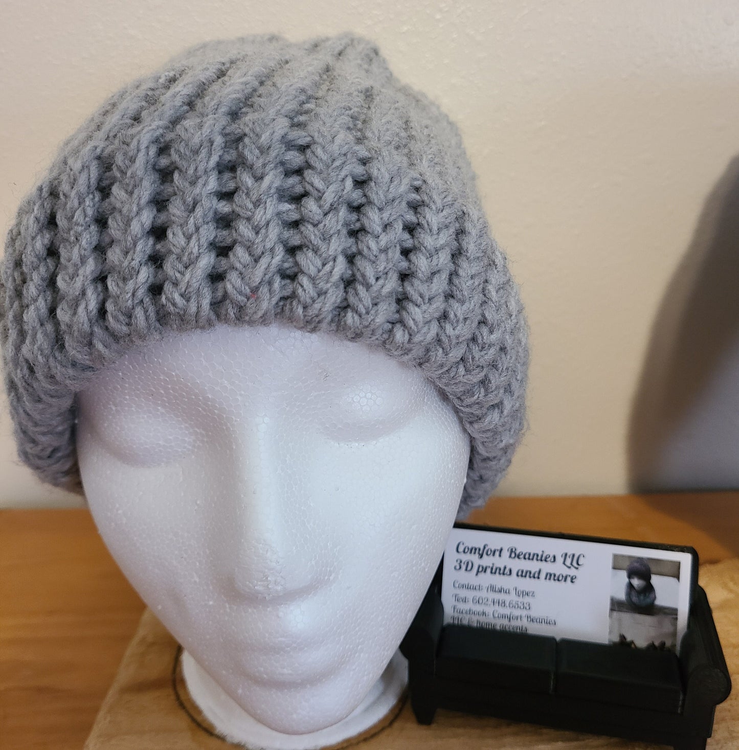 Black/Grey Beanie