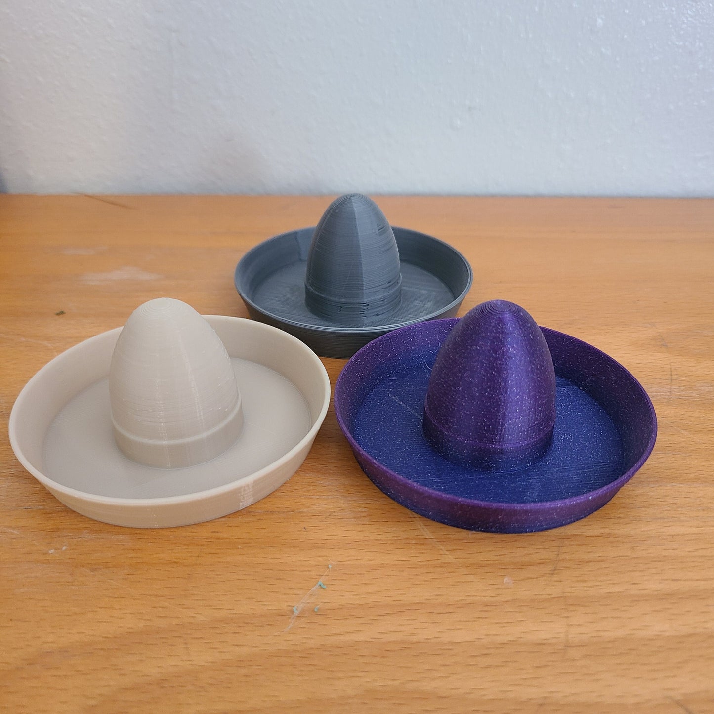 Set of 3 Sombrero bottle cap