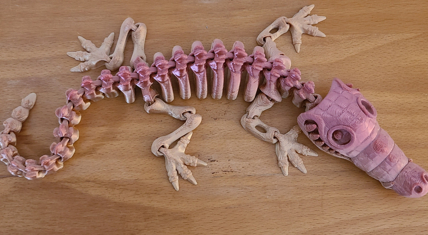 Flexi skeleton crocodile